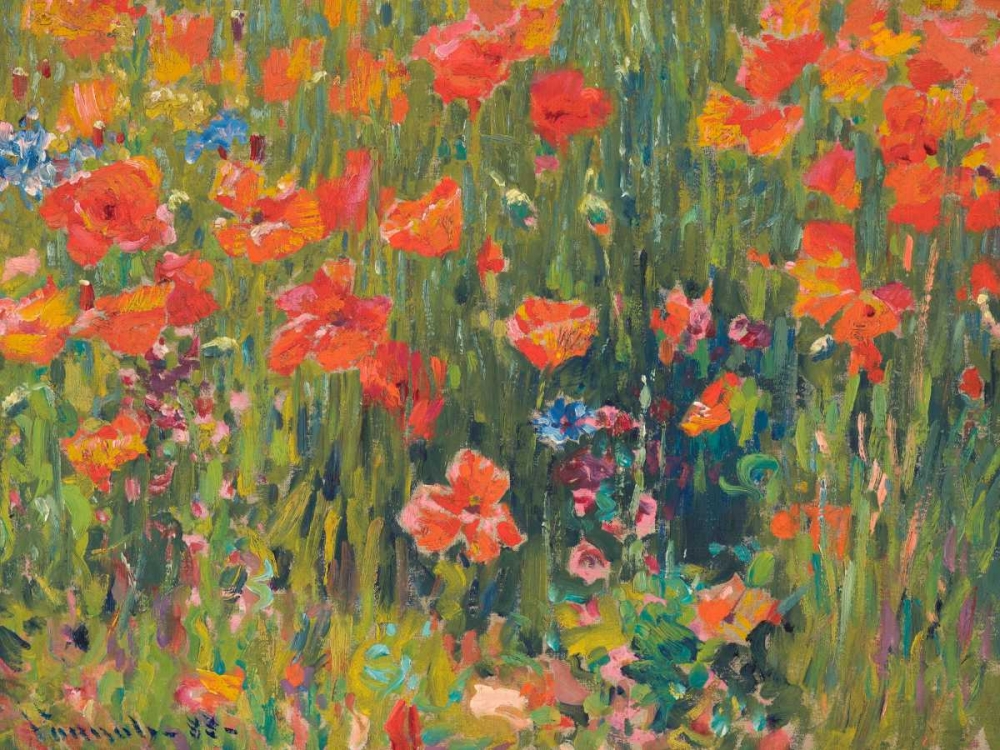 Poppies art print by Robert William Vonnoh for $57.95 CAD