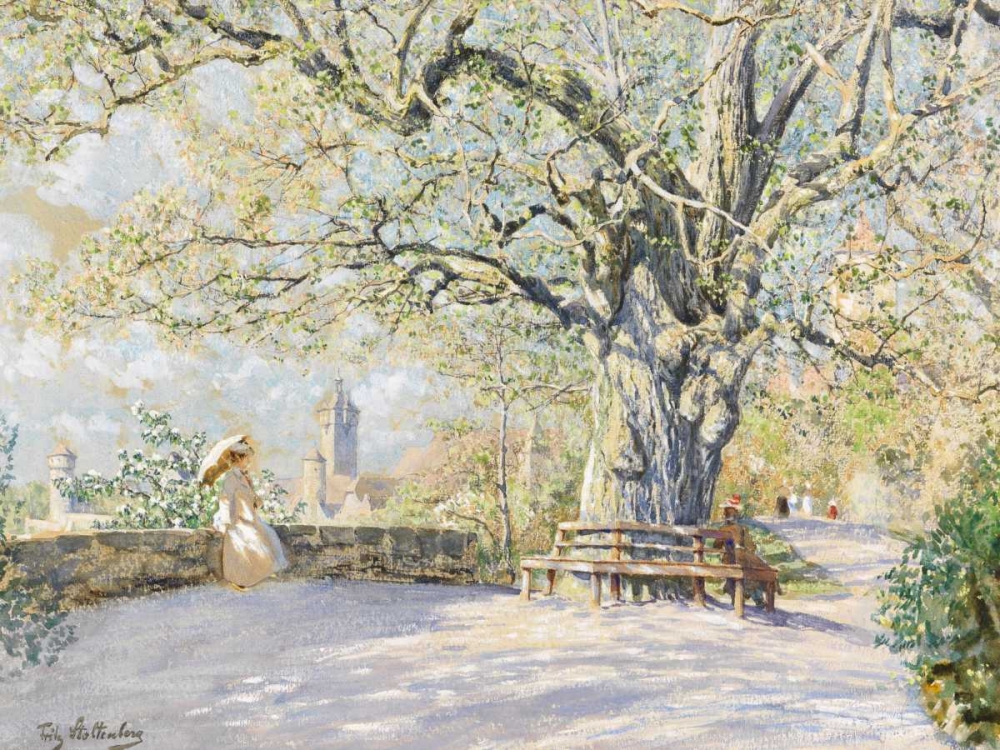 A view of Klingentor art print by Fritz Stoltenberg for $57.95 CAD