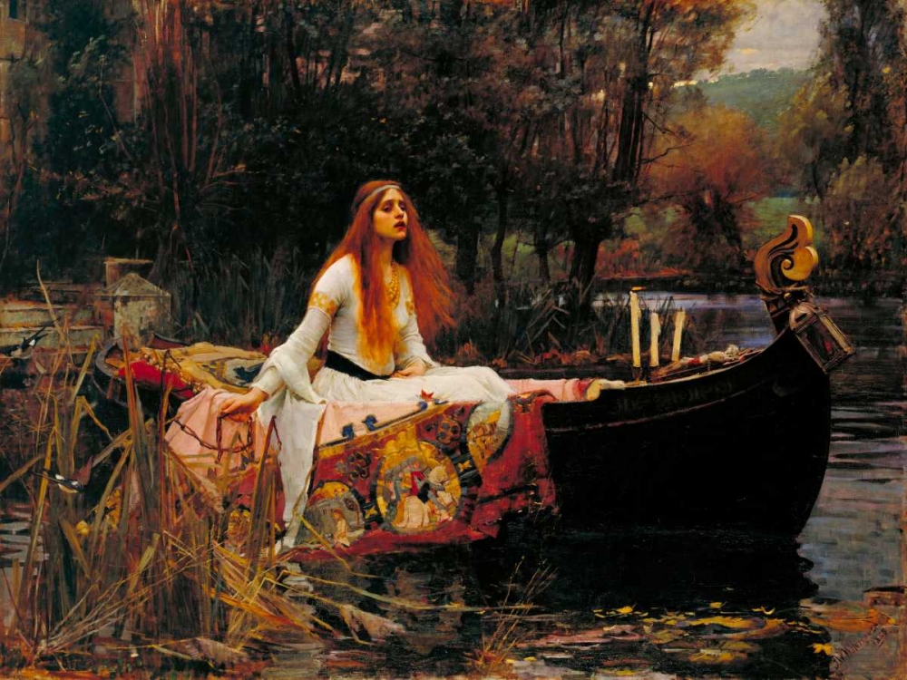 The Lady of Shalott art print by John William Waterhouse for $57.95 CAD