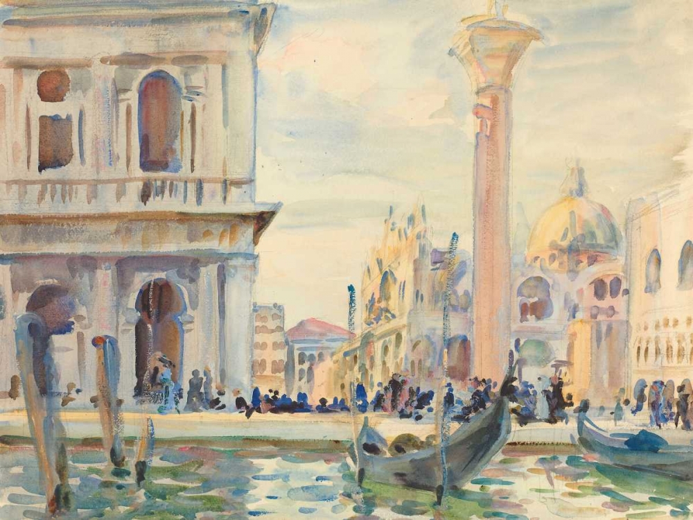 The Piazzetta art print by John Singer Sargent for $57.95 CAD