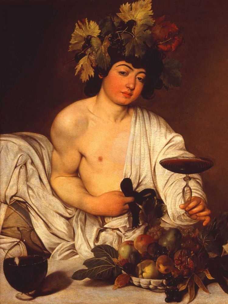 Bacco adolescente art print by Caravaggio for $57.95 CAD