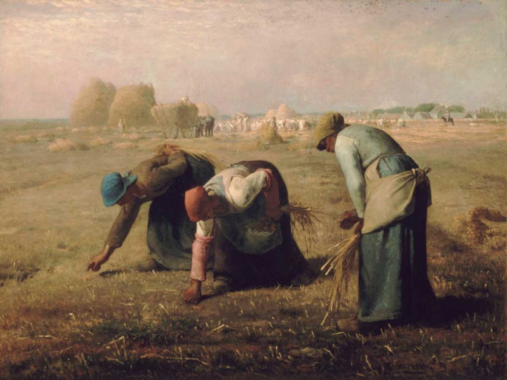 Gleaners art print by Jean-Francois Millet for $57.95 CAD