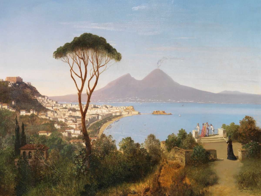 Blick vom Posillipo art print by August Zimmermann for $57.95 CAD