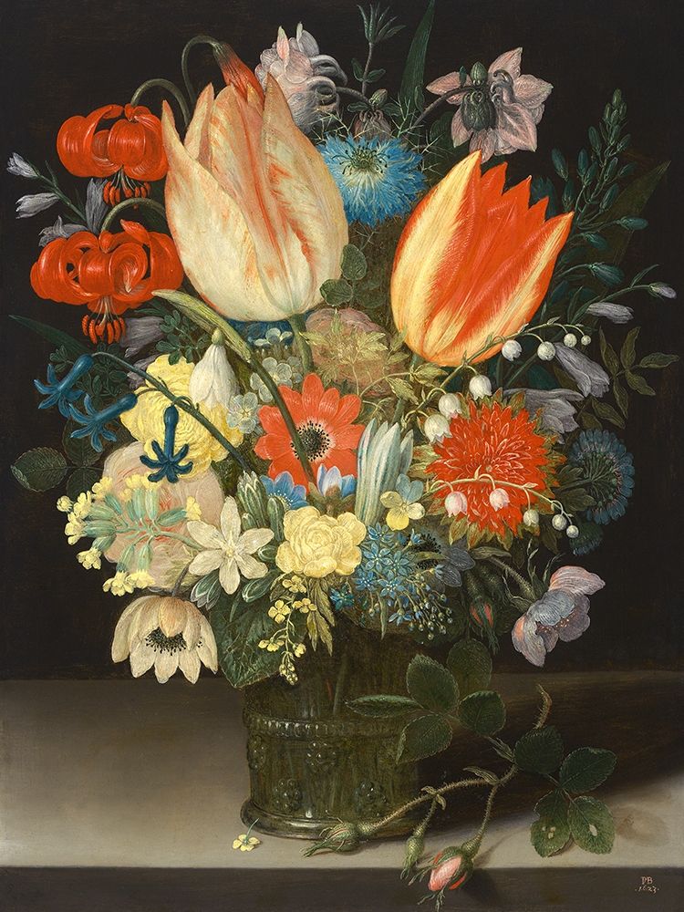 Still Life with Tulips art print by Binoit Peter for $57.95 CAD