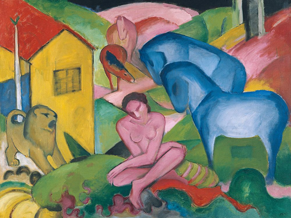 Der Traum art print by Franz Marc for $57.95 CAD