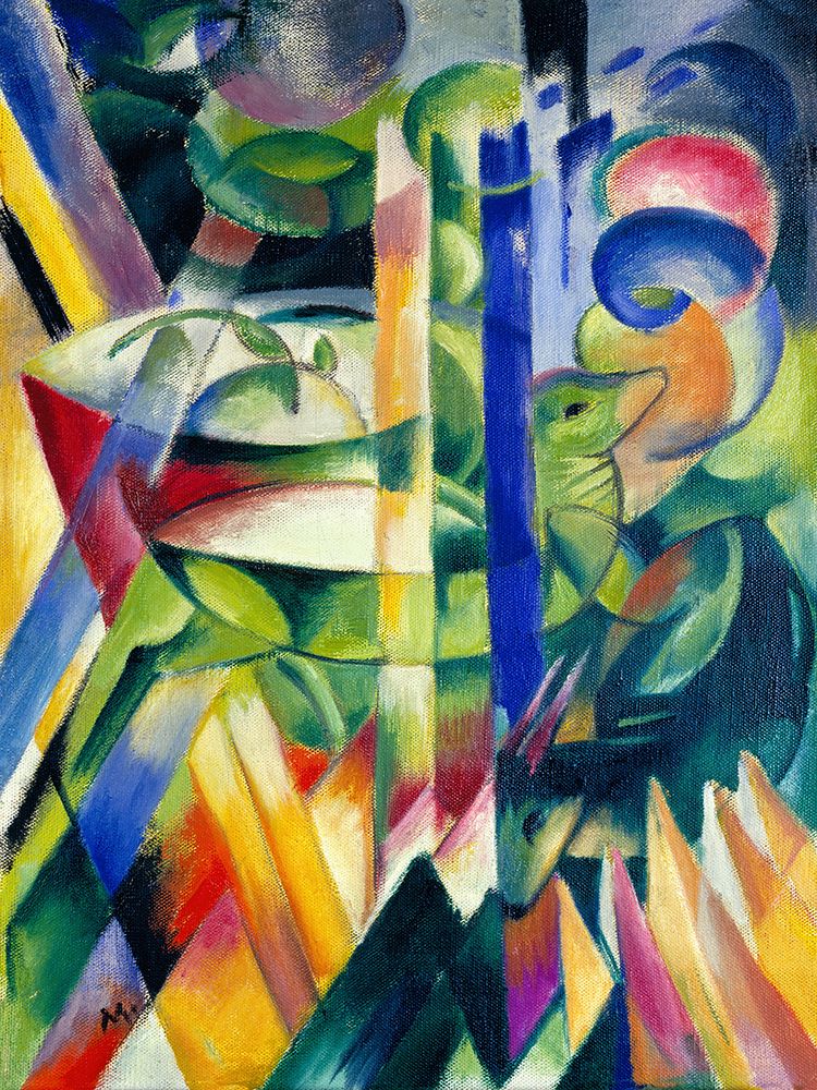 The Little Mountain Goats art print by Franz Marc for $57.95 CAD