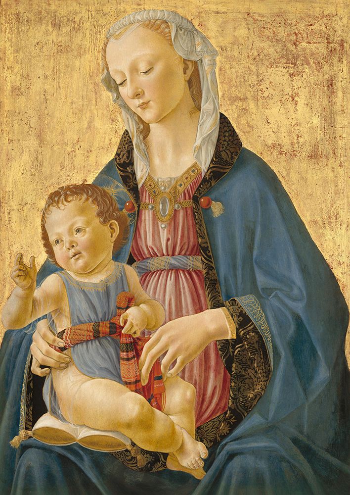 Madonna and Child art print by Domenico Ghirlandaio for $57.95 CAD