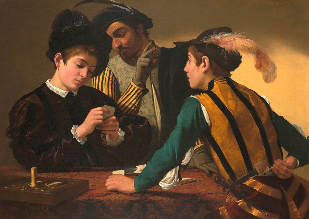 I bari art print by Caravaggio for $57.95 CAD