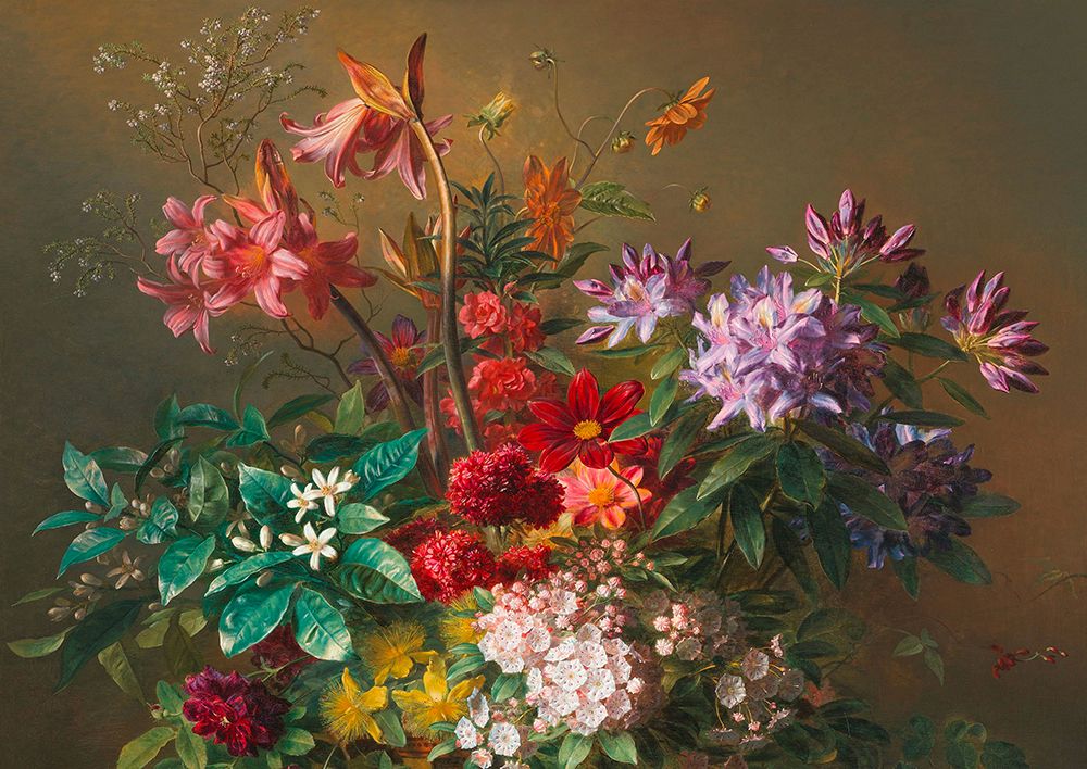 Allegory of Spring (detail) art print by Johannes Georgius Jacobus van Os for $57.95 CAD