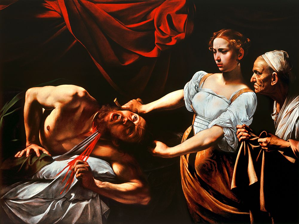 Judith Beheading Holofernes, c.1598-1599 art print by Caravaggio for $57.95 CAD