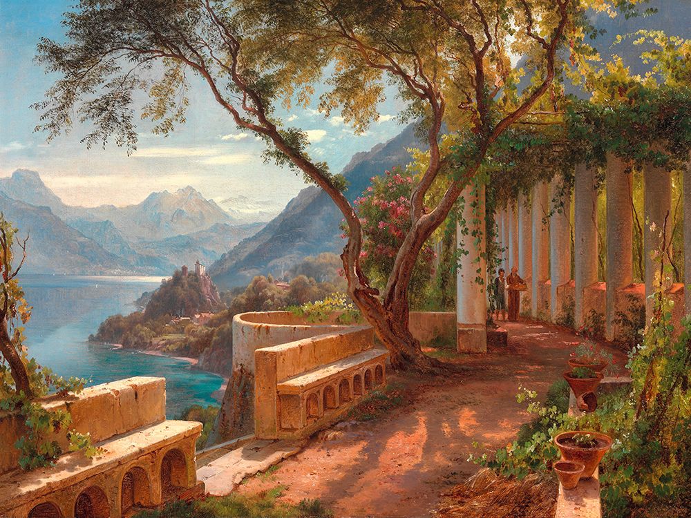 Italian Loggia, 1877 art print by Carl Frederic Aagaard for $57.95 CAD