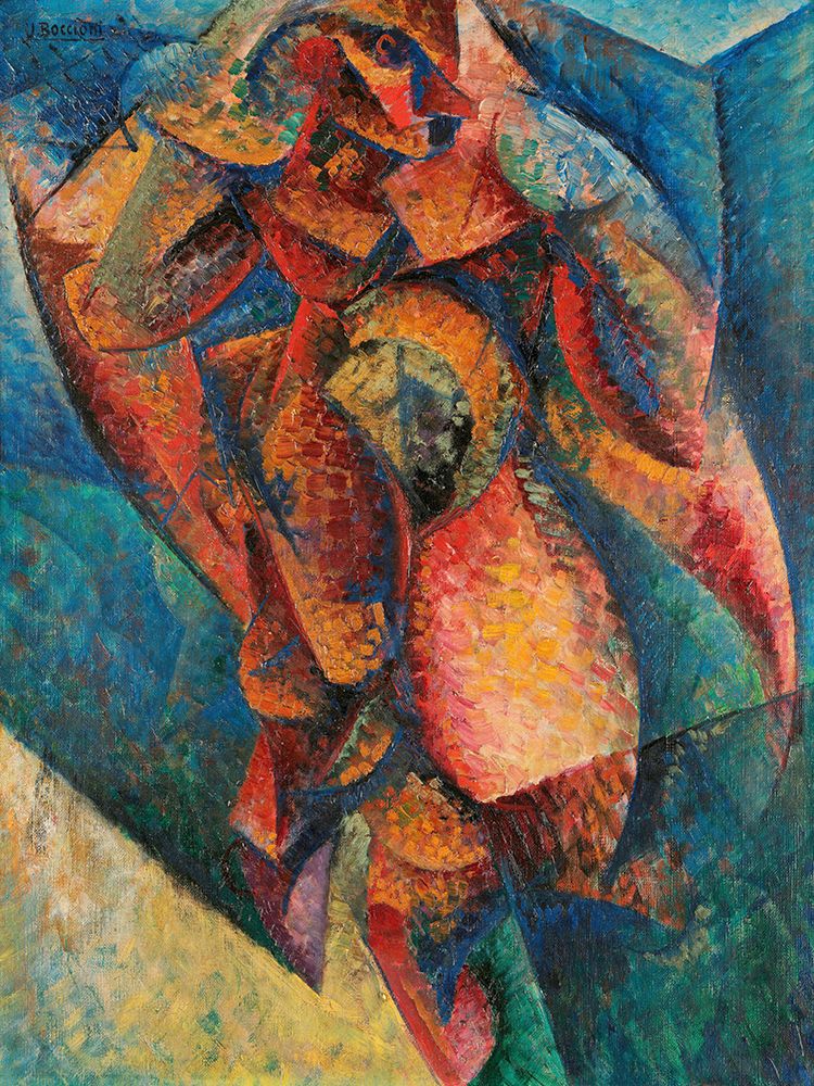Corpo umano (dinamismo), 1913 art print by Umberto Boccioni for $57.95 CAD