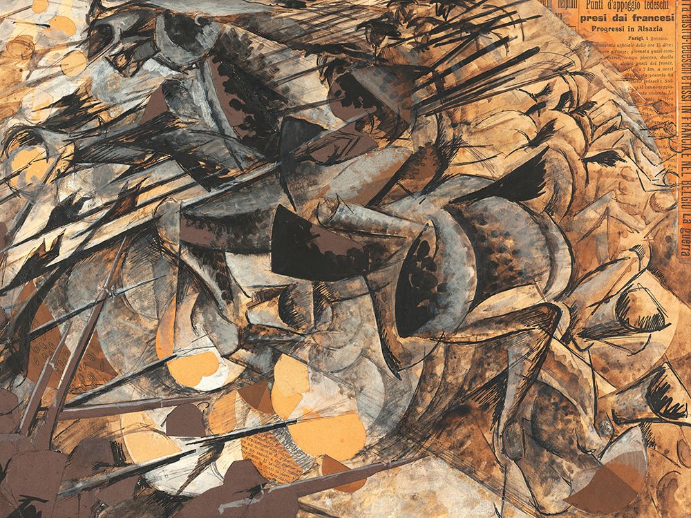 Carica di lancieri, 1915 art print by Umberto Boccioni for $57.95 CAD