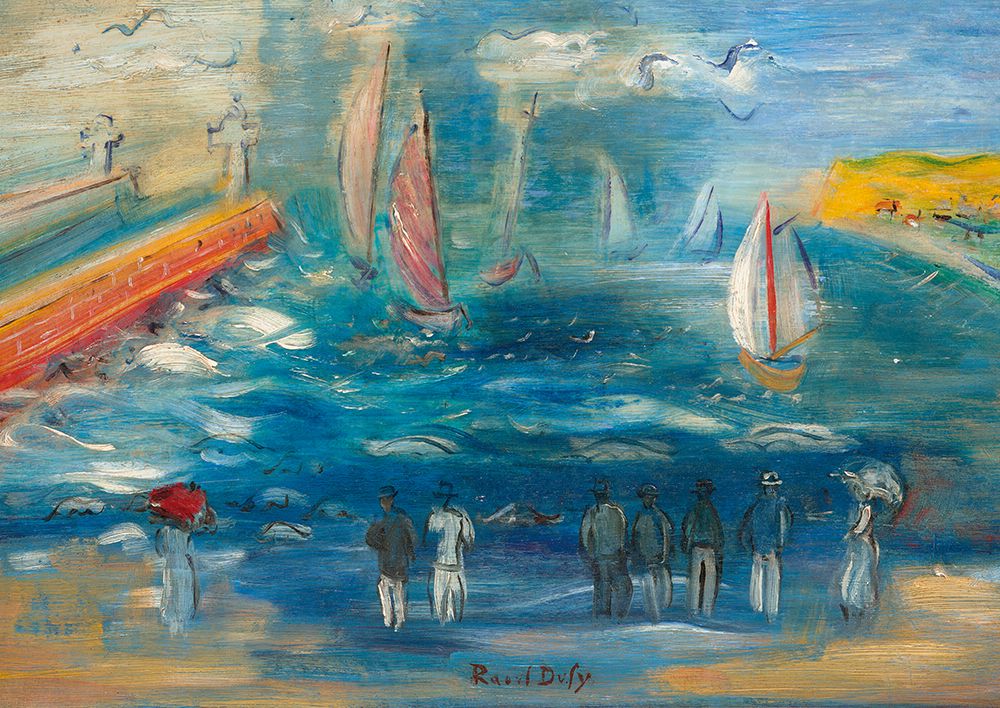 Depart des regates art print by Raoul Dufy for $57.95 CAD