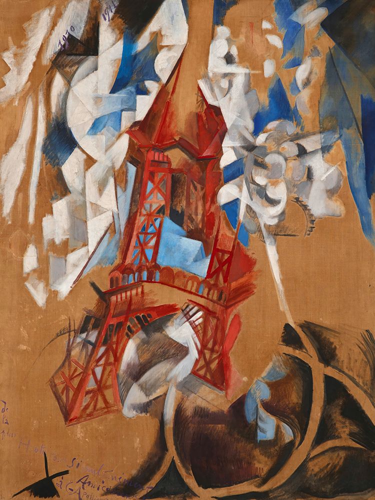 La Tour Eiffel art print by Robert Delaunay for $57.95 CAD