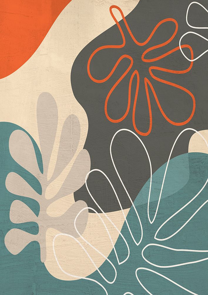 Summer Scene IV (detail) art print by Atelier Deco for $57.95 CAD