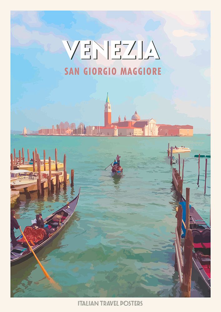 Venezia: San Giorgio Maggiore art print by Atelier Deco for $57.95 CAD