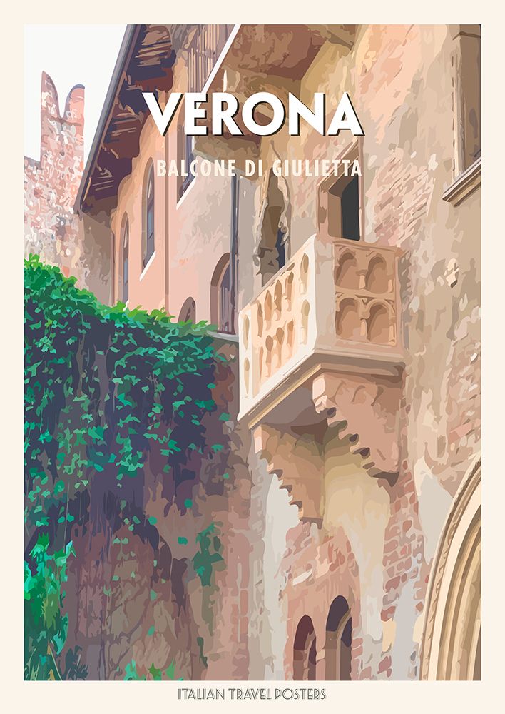 Verona: Balcone di Giulietta art print by Atelier Deco for $57.95 CAD