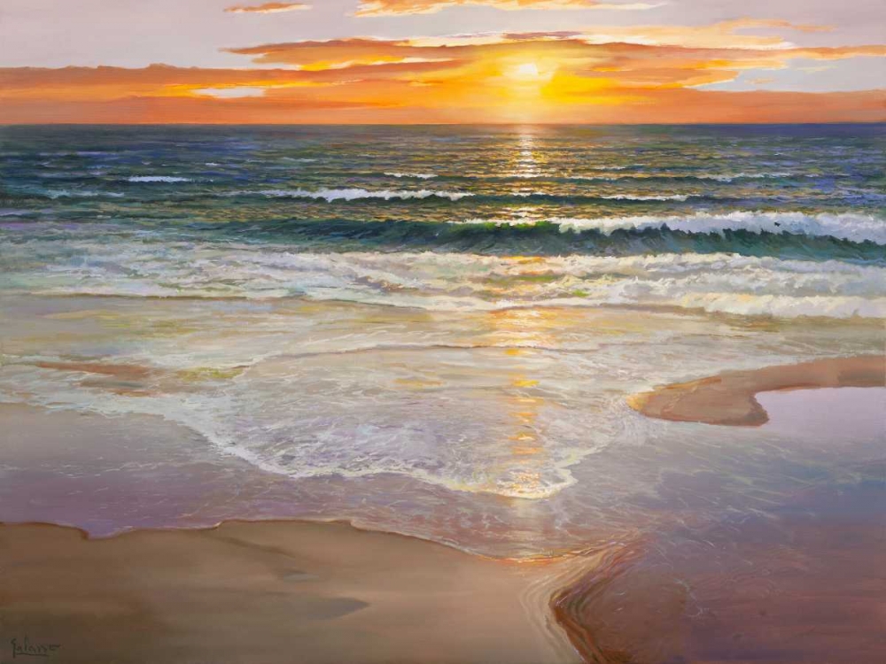 Alba sulla battigia art print by Adriano Galasso for $57.95 CAD