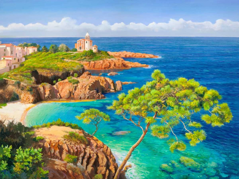Costa del Mediterraneo art print by Adriano Galasso for $57.95 CAD