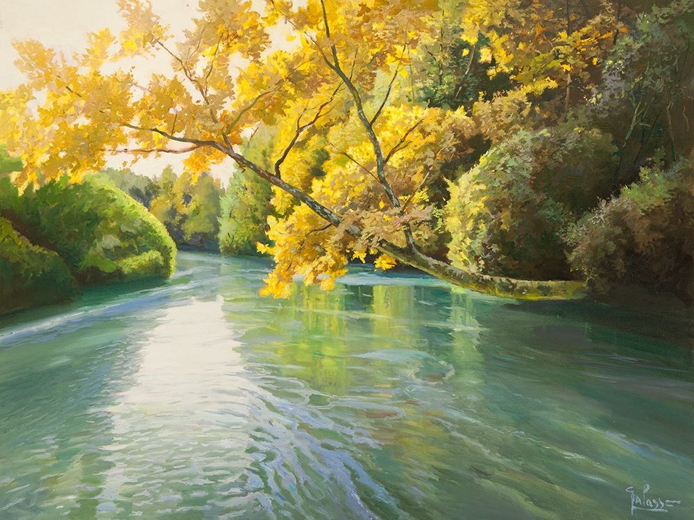 Fiume sereno art print by Adriano Galasso for $57.95 CAD