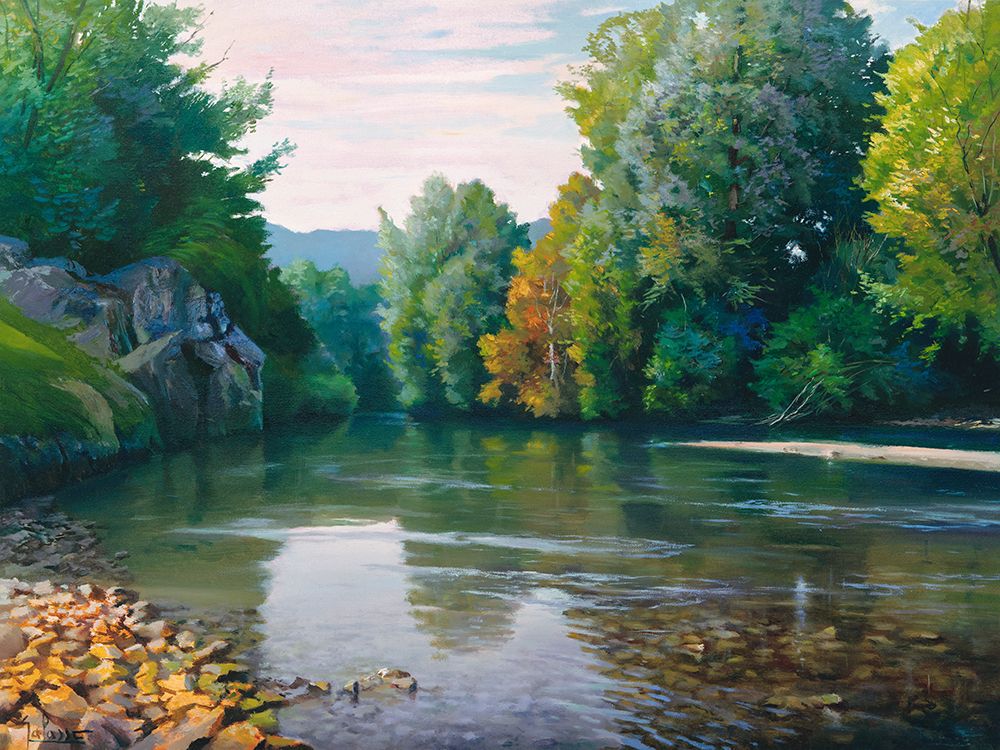 Fiume nei boschi art print by Adriano Galasso for $57.95 CAD