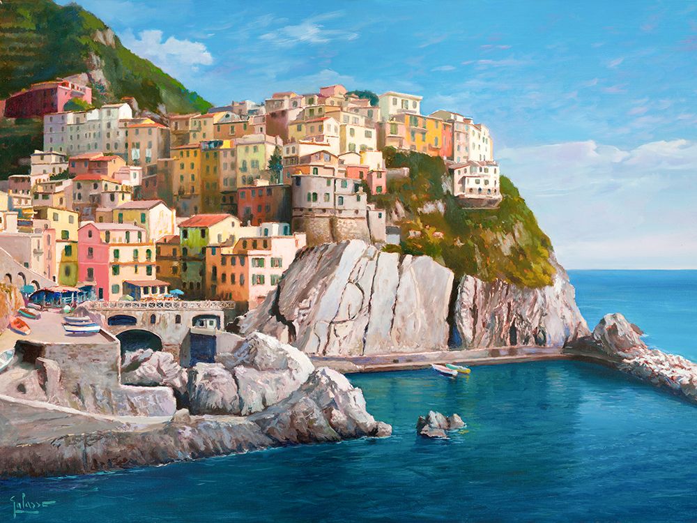 Manarola (Le Cinque Terre) art print by Adriano Galasso for $57.95 CAD