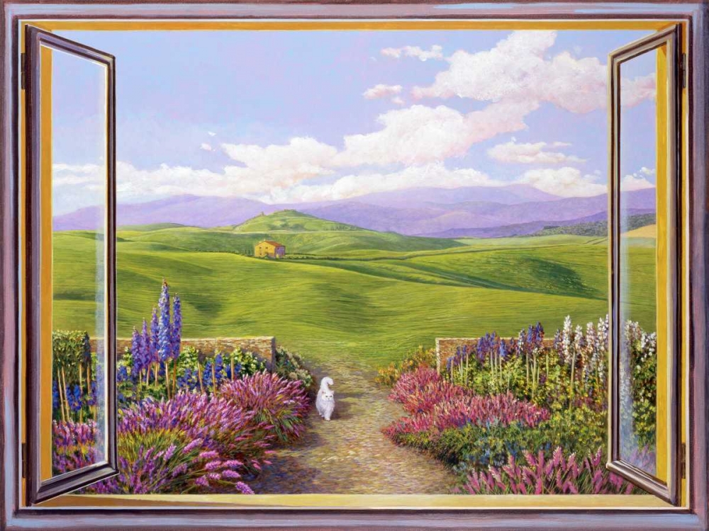 Paesaggio toscano art print by Andrea Del Missier for $57.95 CAD