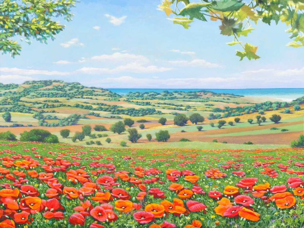 Campo di papaveri art print by Andrea Del Missier for $57.95 CAD