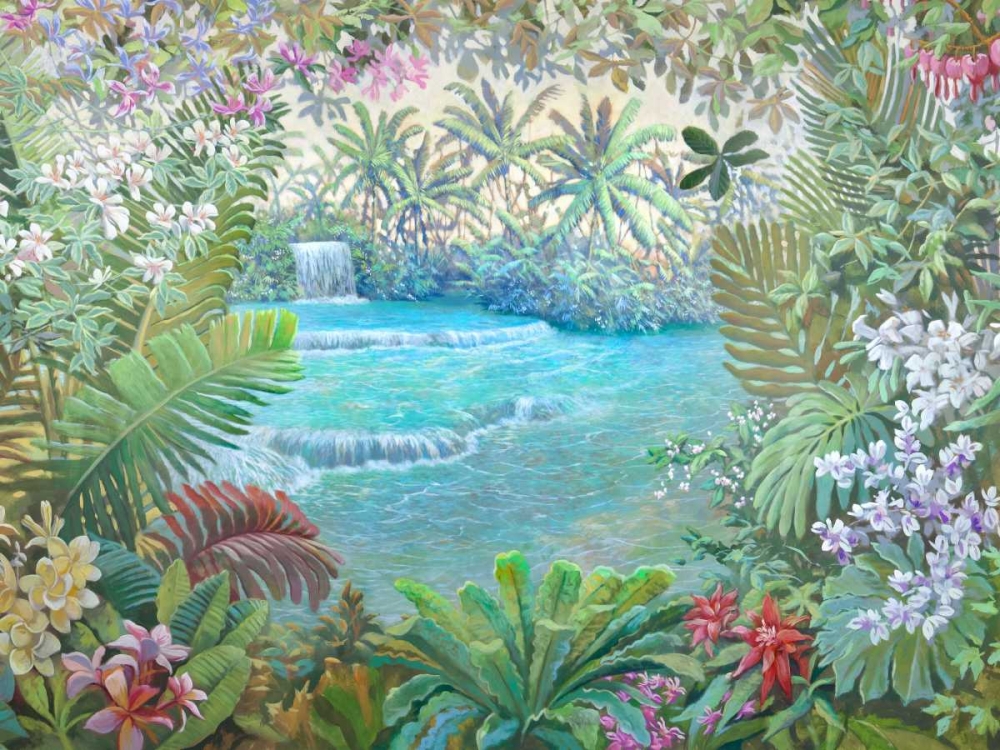 Cascata tropicale (detail) art print by Frank Krahmer for $57.95 CAD