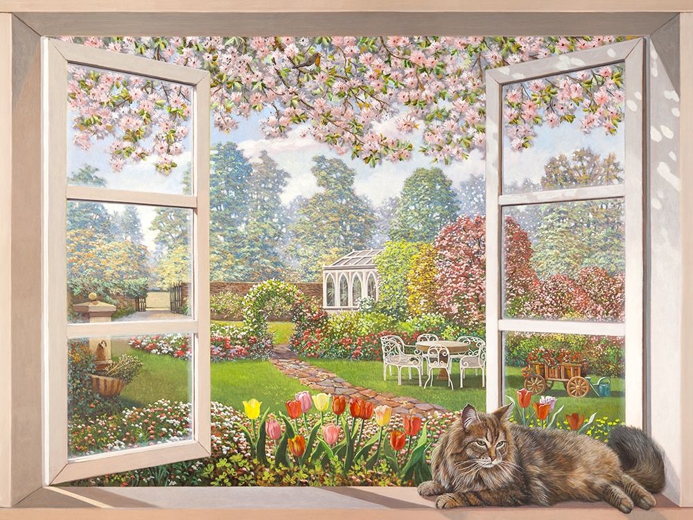 Giardino italiano art print by Andrea Del Missier for $57.95 CAD