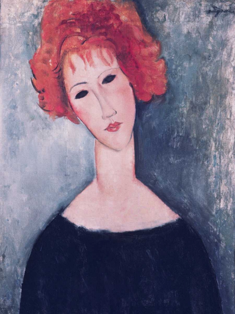 Red Head art print by Amedeo Modigliani for $57.95 CAD