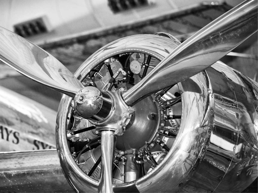 Vintage airplane propeller art print by Anonymous for $57.95 CAD