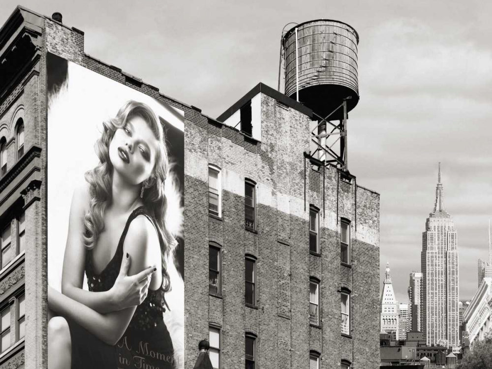 Billboards in Manhattan #1 art print by Julian Lauren for $57.95 CAD