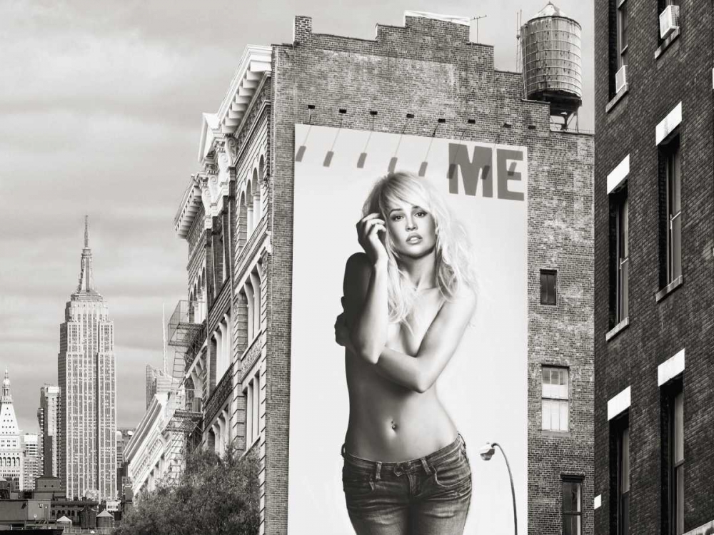 Billboards in Manhattan #2 art print by Julian Lauren for $57.95 CAD