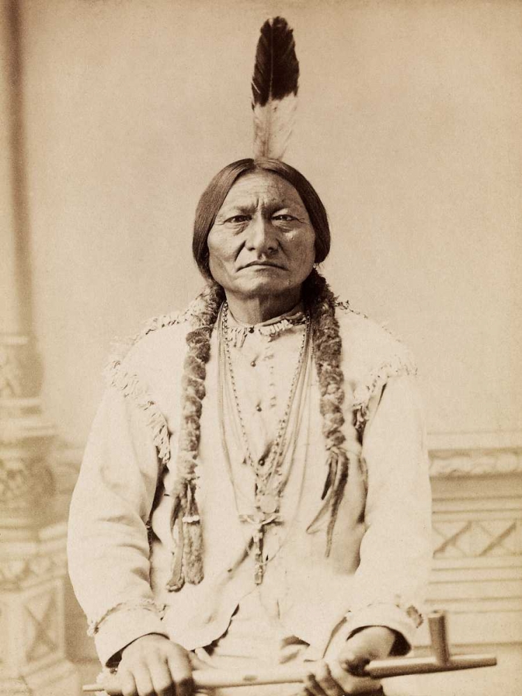 Sitting Bull- Lakota- 1885 art print by Anonymous for $57.95 CAD