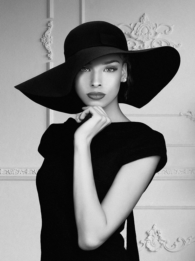 Lady with a hat art print by Julian Lauren for $57.95 CAD