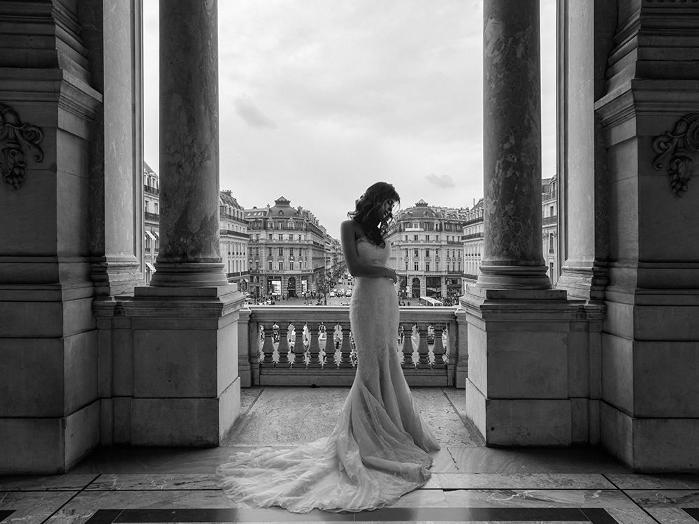 Balcony on a boulevard, Paris art print by Haute Photo Collection for $57.95 CAD