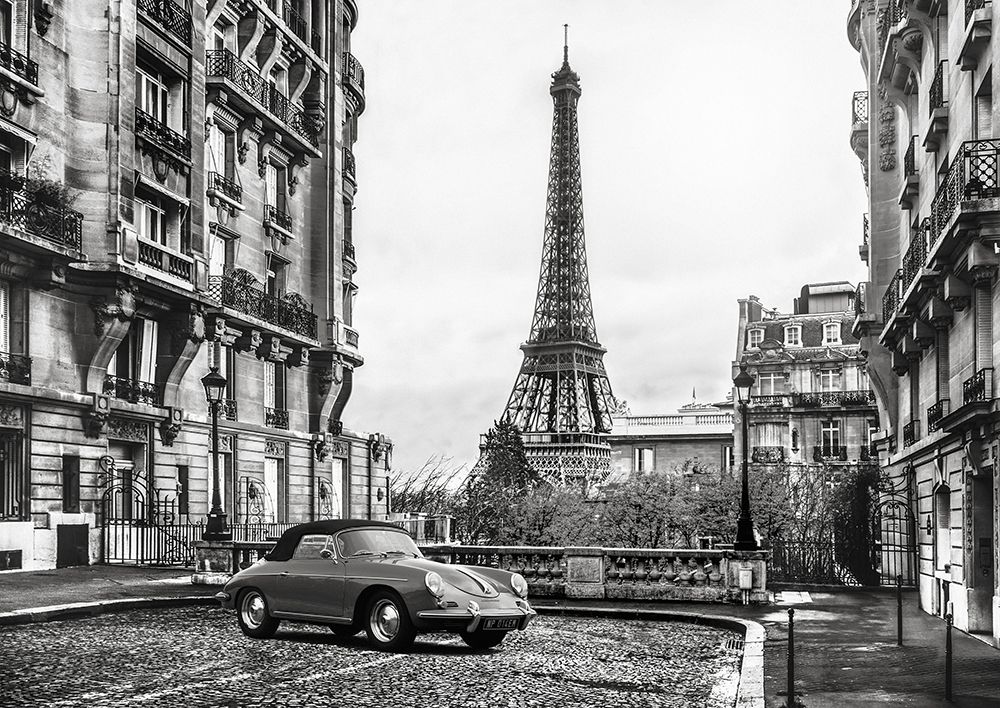 Roadster in Paris art print by Gasoline Images for $57.95 CAD