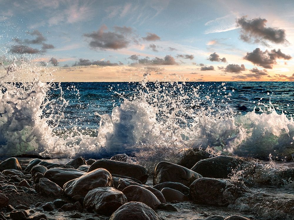 Waves crashing, Point Reyes, California art print by Pangea Images for $57.95 CAD