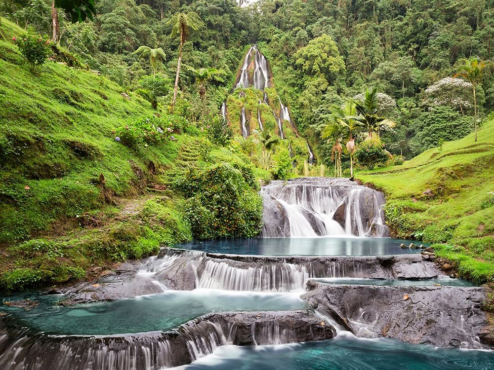 Waterfall in Santa Rosa de Cabal, Colombia art print by Pangea Images for $57.95 CAD