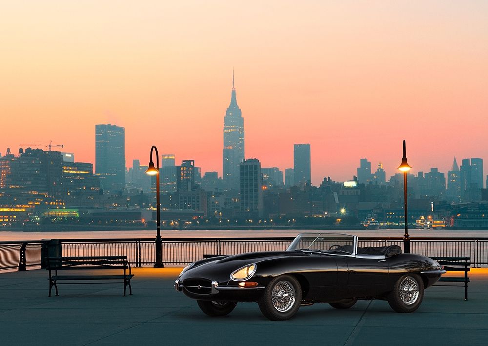 Vintage Spyder in NYC art print by Gasoline Images for $57.95 CAD
