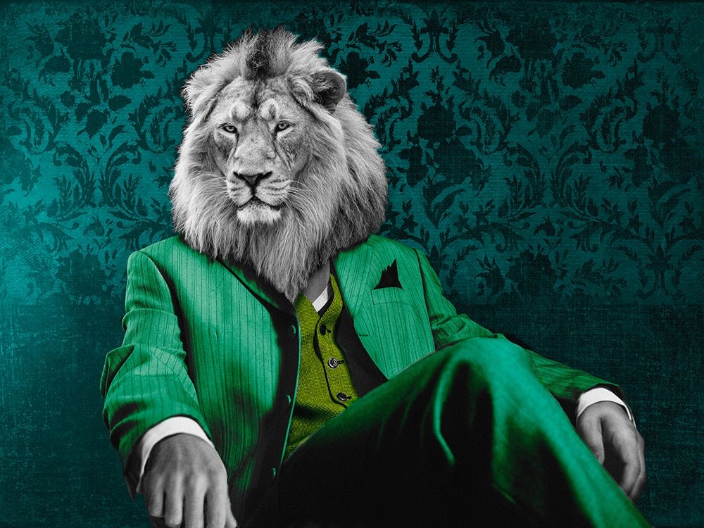 Pensive Leader - Pop Version art print by VizLab for $57.95 CAD