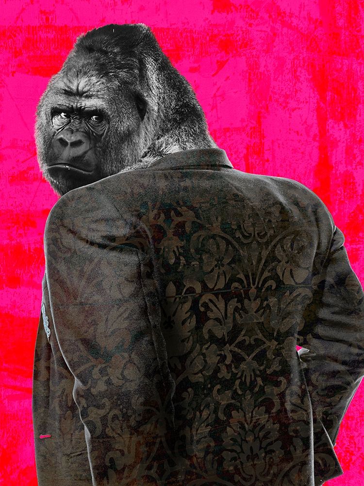Ape in a Suit - Pop Version art print by VizLab for $57.95 CAD
