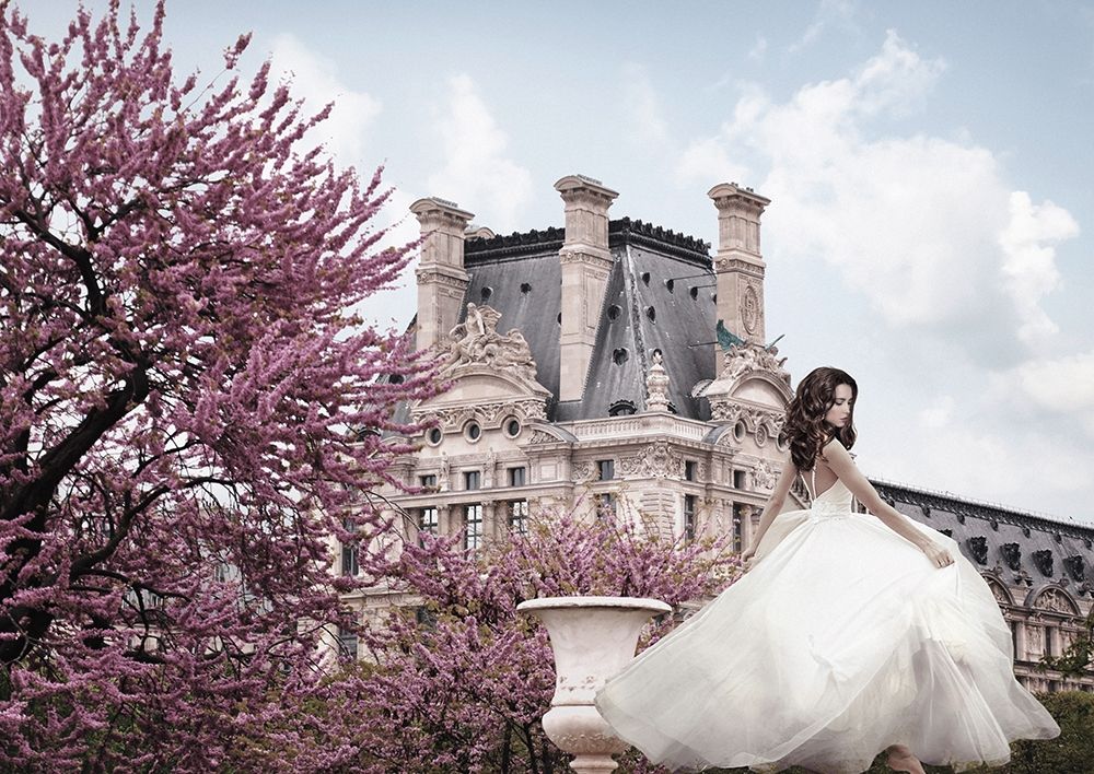 Young Woman at the Chateau de Chambord art print by Haute Photo Collection for $57.95 CAD