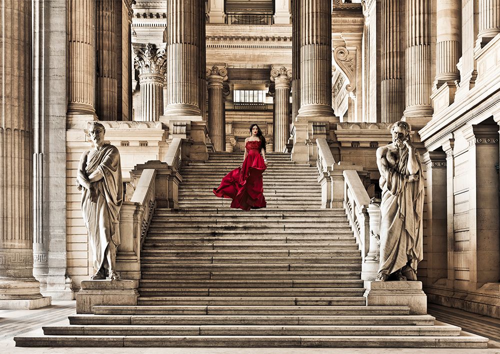 Dame a lescalier art print by Haute Photo Collection for $57.95 CAD