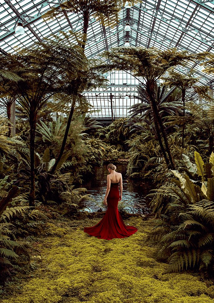 Unconventional Womenscape #2-Jardin dHiver (detail) art print by Julian Lauren for $57.95 CAD