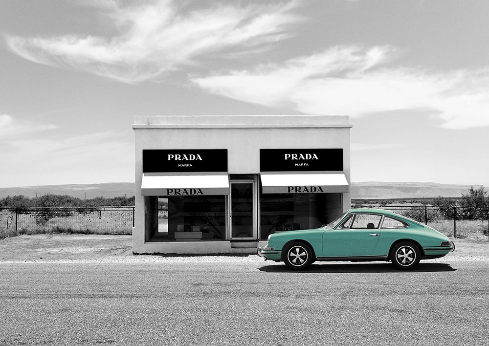 Marfa-Texas (BW) art print by Julian Lauren for $57.95 CAD