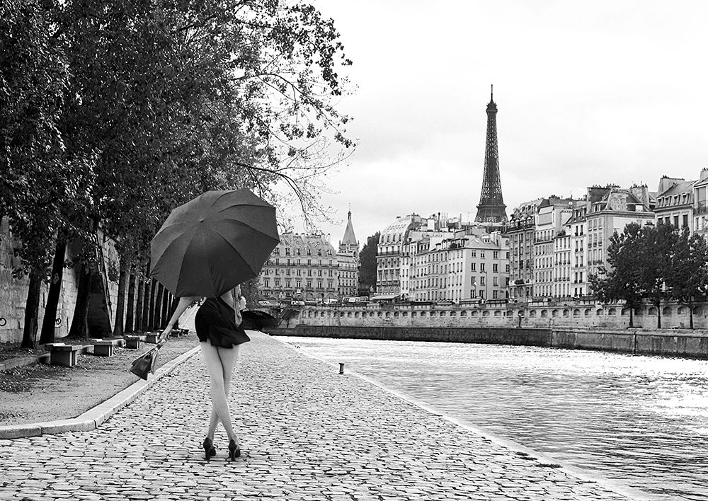 Quai de la Seine (BW) art print by Julian Lauren for $57.95 CAD