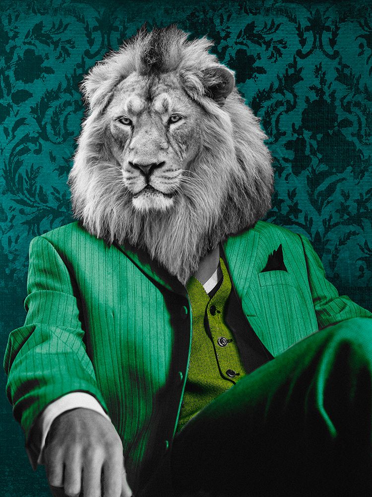 Pensive Leader (Pop Version) art print by VizLab for $57.95 CAD